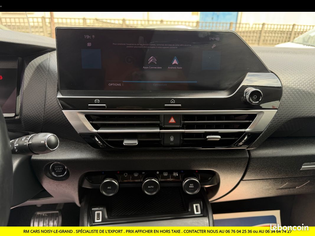 CITROEN C4 BlueHDi 130 SS EAT8 Shine Pack EXPORT TUNISIE MAROC PRIX EN HT (image 13)