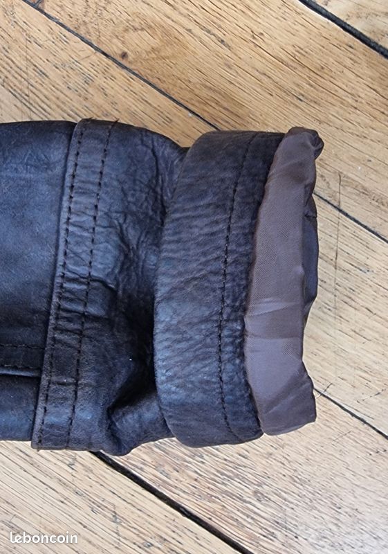 Veste en cuir - très bon état - taille 36 (image 12)