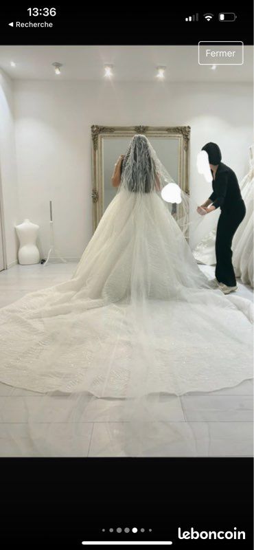 Robe de mariée faite main modèle SIMA COUTURE (image 5)