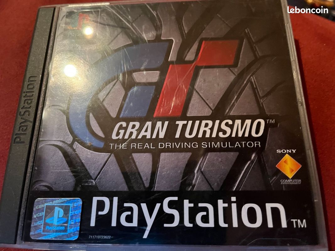 Jeu Playstation 1 Gran Turismo Version Française - Avec Boîte Et Notice - État Bon, Disque Rayé Mais Fonctionnel