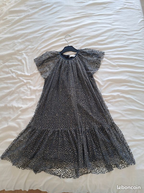 Robe soirée avec diams paillettes (image 1)