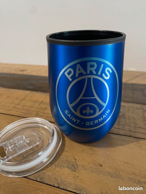 Verre Gobelet PSG Réutilisable 260ml - Collection Officielle Paris Saint-Germain - Parfait Pour Les Fans