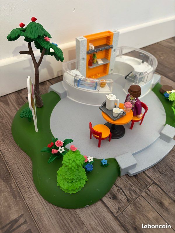 PLAYMOBIL vintage glacier chariot set 3563 de 1982 / marchand glaces
