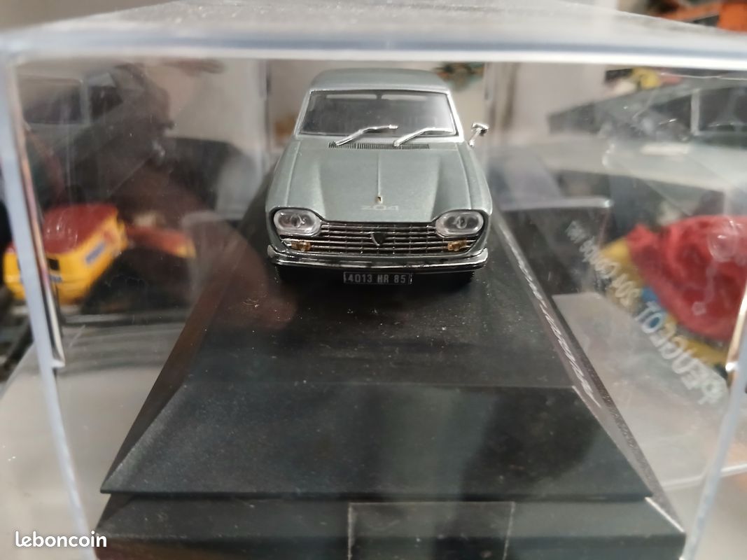 PEUGEOT 204 1975 BLEU ODEON 1/43 Réf 163 - La Boutique D'ALAIN