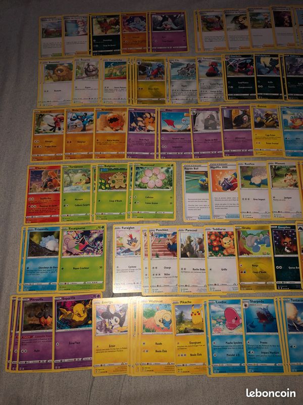 125 cartes pokemon E&B ténèbres embrasées, E&B évolution céleste, E&B stars étincelantes... (image 1)