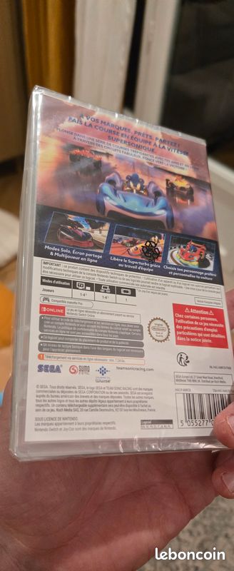 Sonic Racing switch neuf blister (image 2)