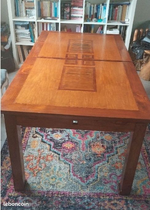 Table Coloniale en Teck (image 1)