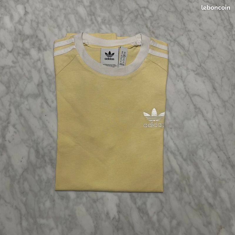 T-shirt Adidas jaune (image 1)
