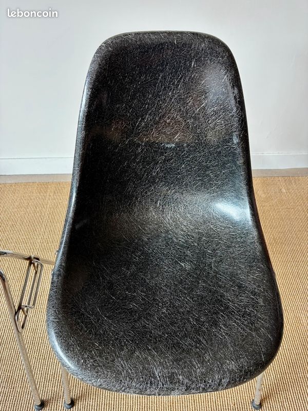 Chaises Eames DSS (éd. Herman Miller -fibre de verre) (image 6)