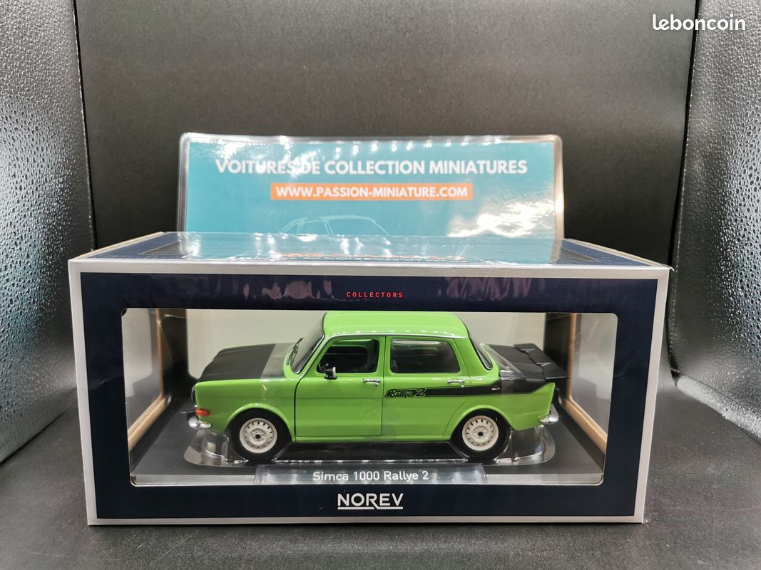 SIMCA 1000 RALLY 2 1976 RACiNG GREEN 1:18 NOREV (Neu und originalverpackt) in Suhr für CHF 79