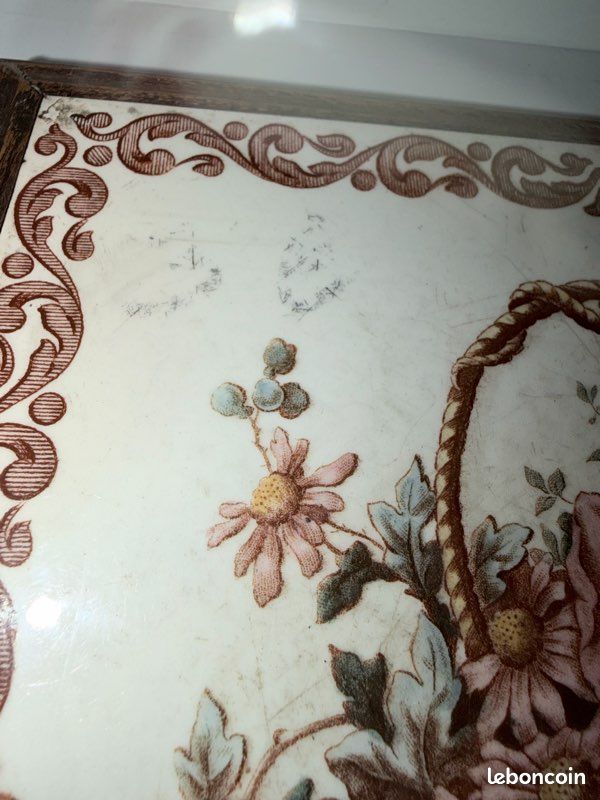 Ancien dessous de plat en faïence (image 7)