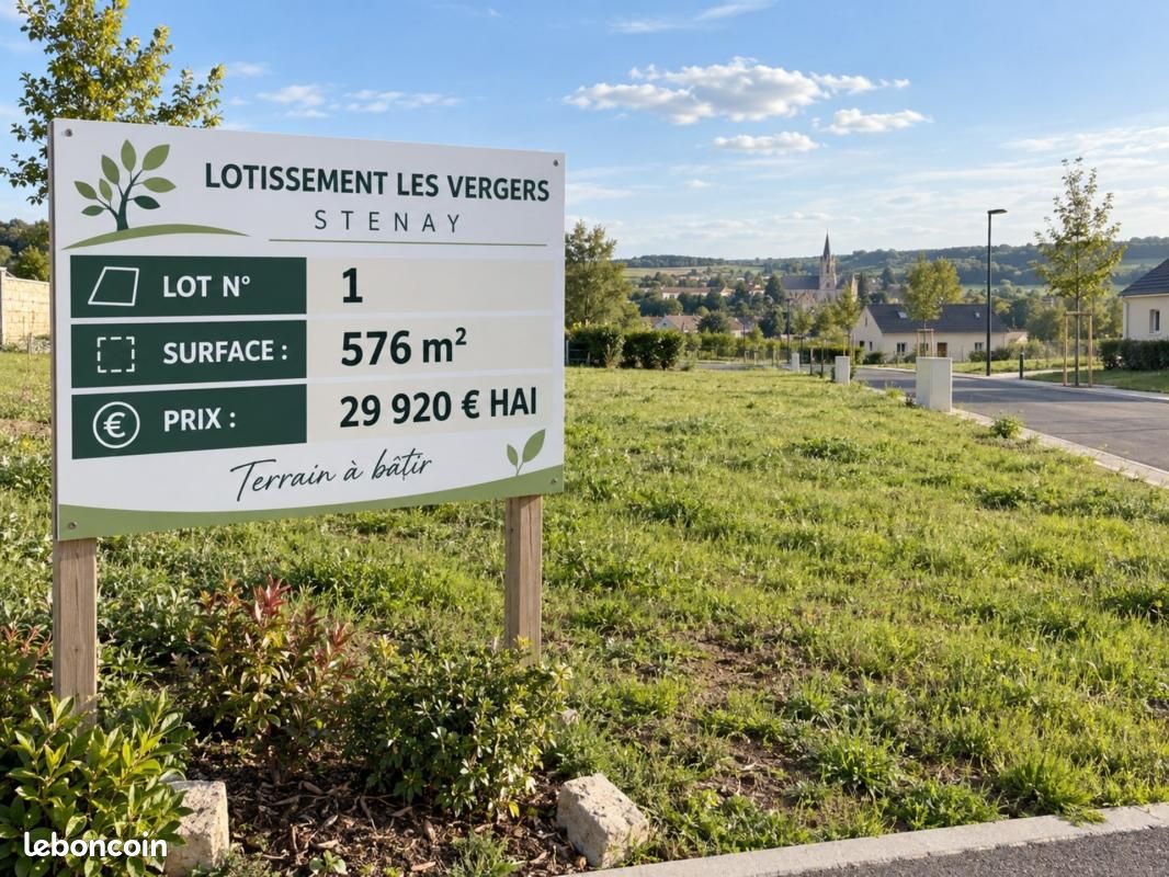 Terrain 576 m² Stenay · 29 920 €