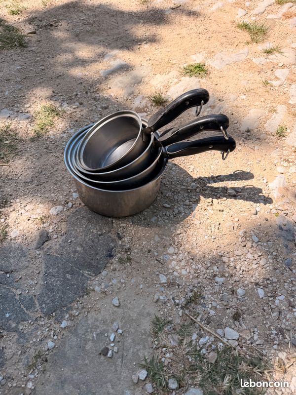 Batterie de casserole en inox non induction (image 1)