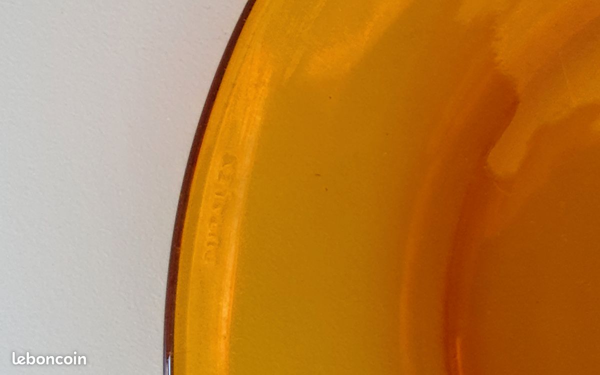 🌞 Duralex vintage – 4 assiettes à dessert ambrées (image 4)