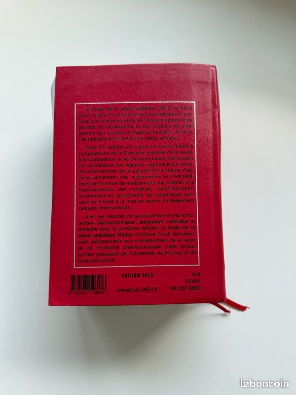 đ Code de la santĂ© publique â 27e Ă©dition (2013) (image 2)