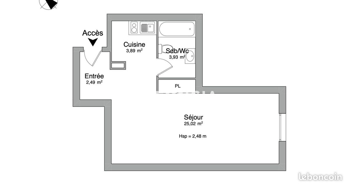 Appartement 1 pièce 35 m² · à Talence · 35 m² · 575 €/mois