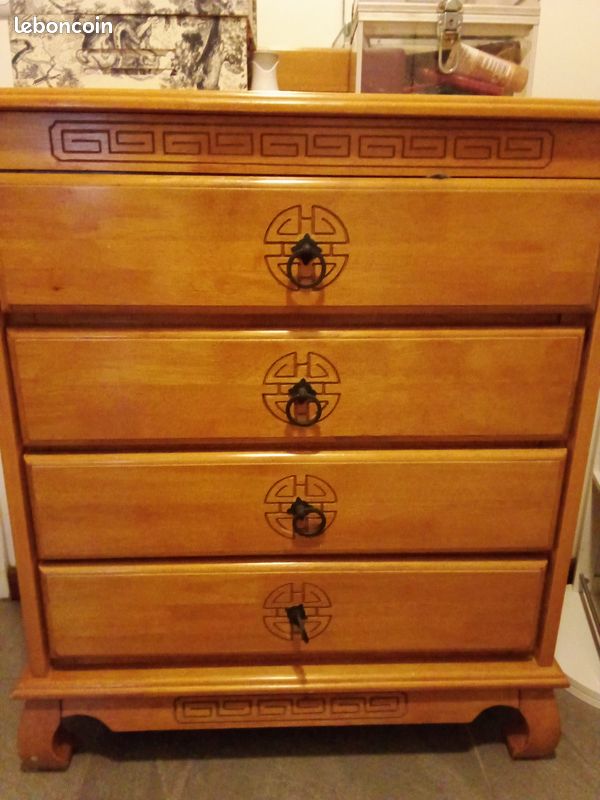 Commode bois exotique (image 1)
