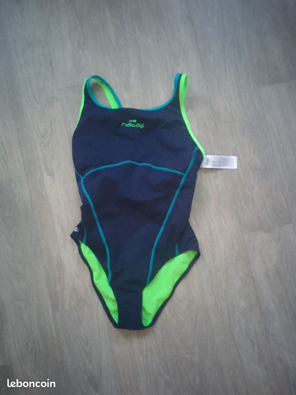 Maillot De Bain Une Pièce Nabaiji Taille 42 – Noir Neuf Sans étiquettes