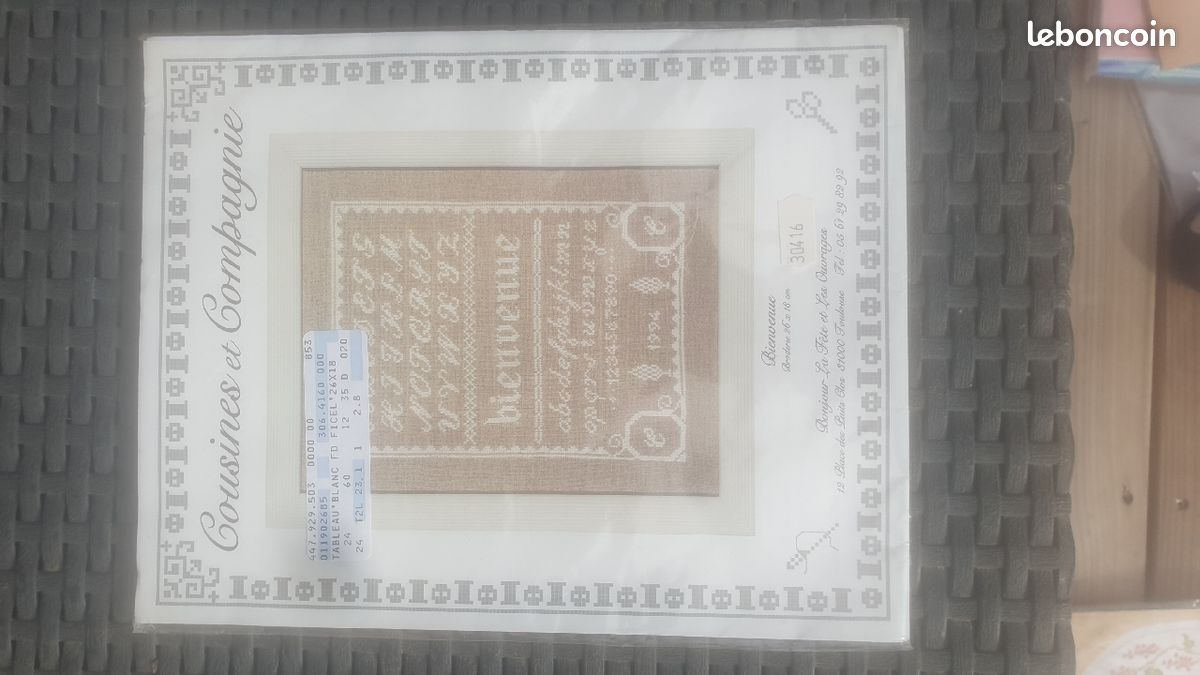 Kit broderie bienvenue (image 1)