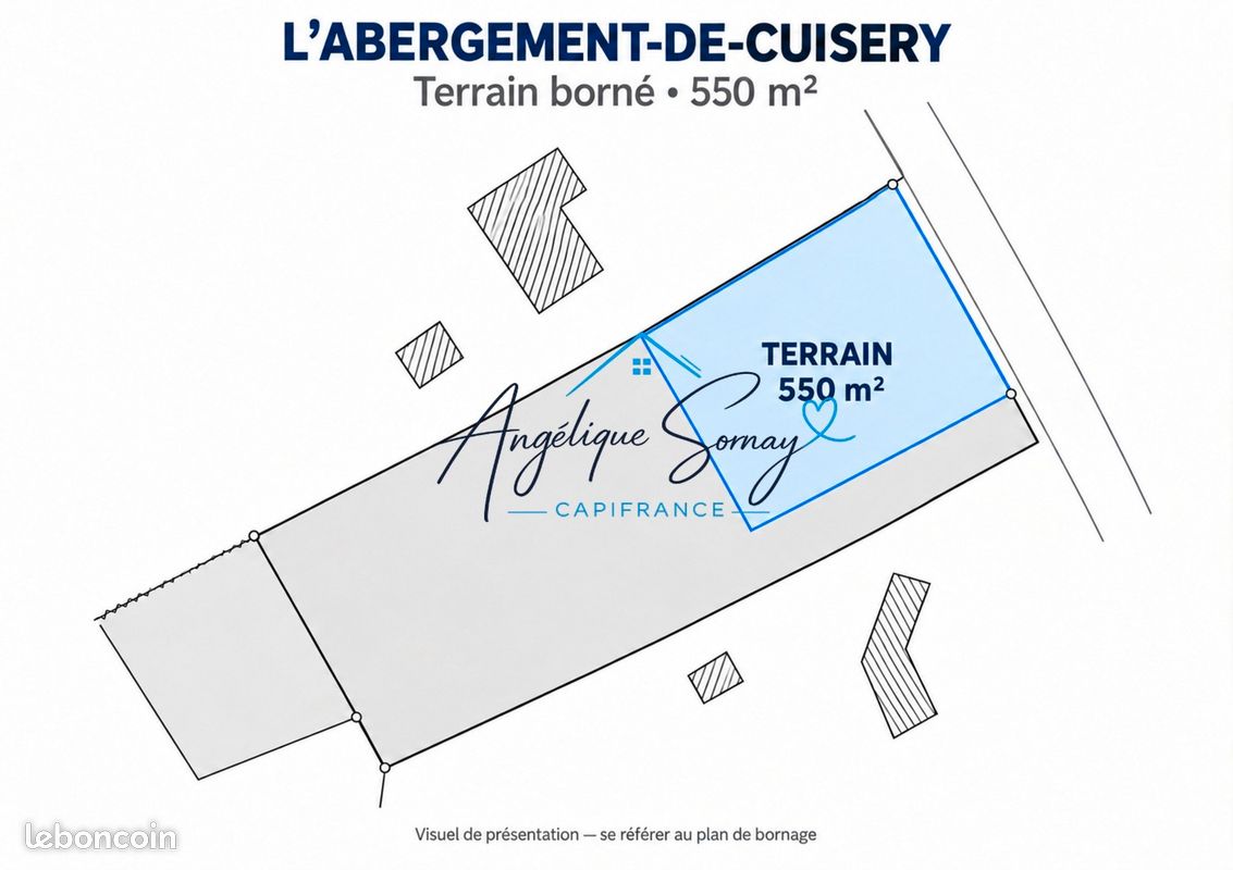 Terrain 550 m² L Abergement De Cuisery · à L'Abergement-de-Cuisery · 17 000 €