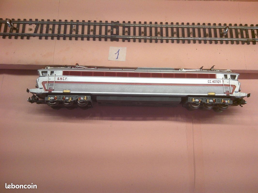 Locomotive électrique HO Lima SNCF CC 40101, époque 4, Analogique, Ref 1022, éclairage Arrière