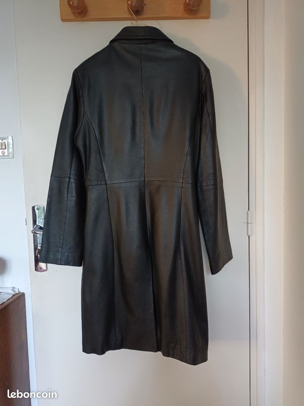 Manteau femme en cuir d'agneau (image 6)