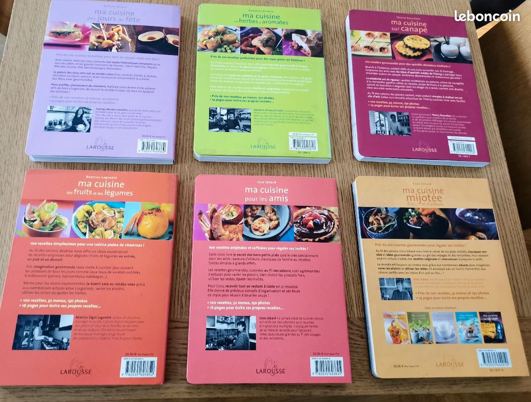 6 livres de cuisine Larousse (image 2)