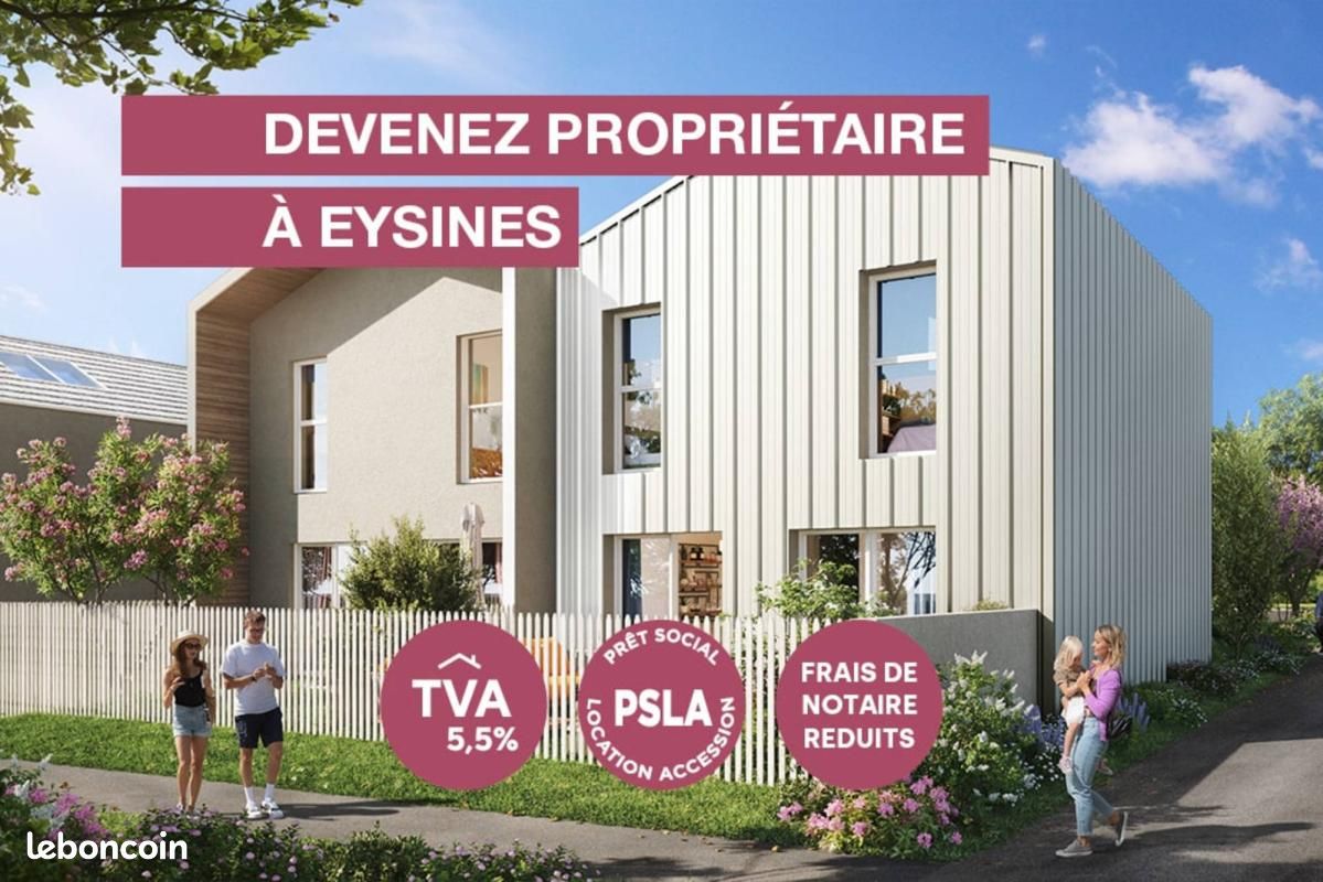 Maison 3 pièces 66 m² · à Eysines · 66 m² · 229 000 €