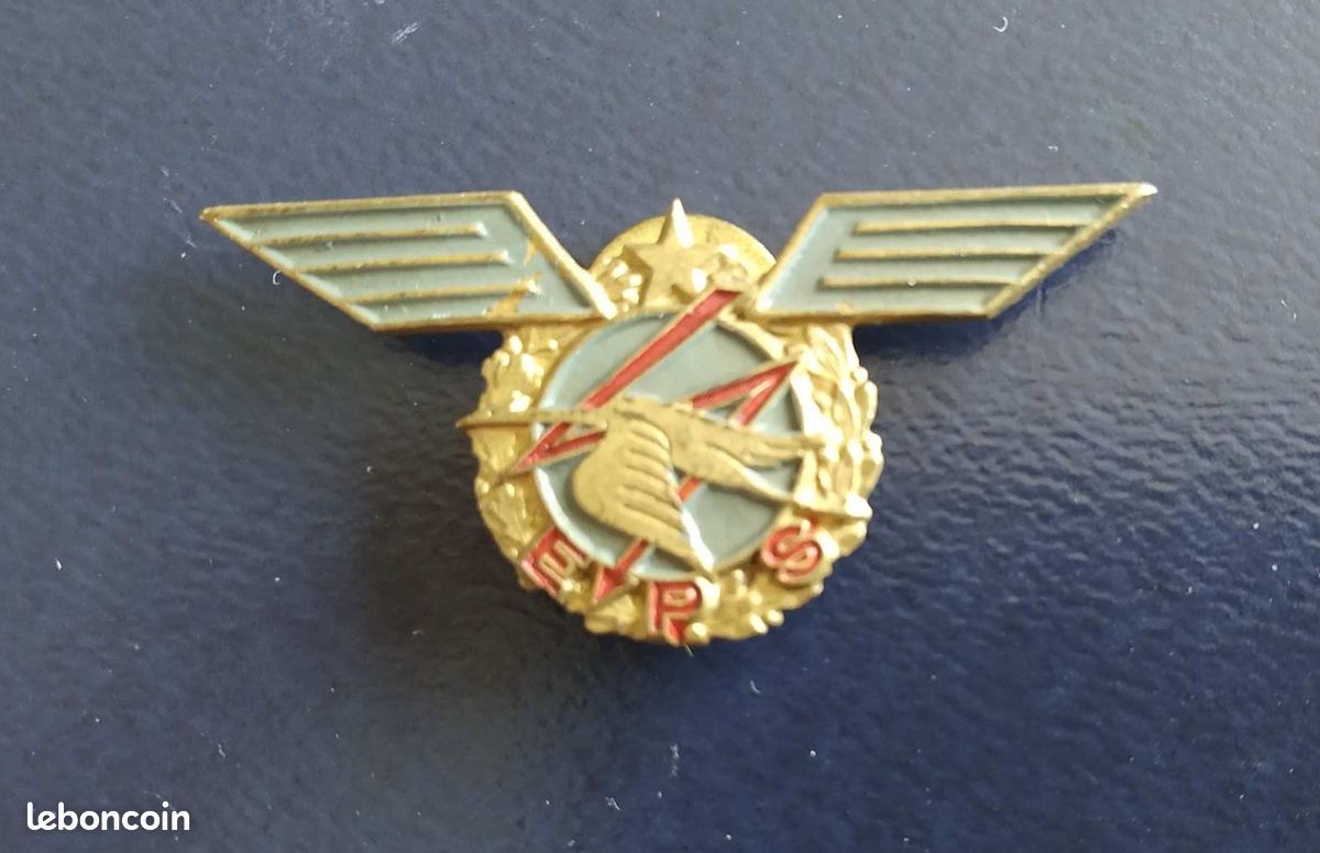 Boutonnière émaillée MARCASSIN - Insigne Club Athlétisme / Emblème Militaire Français