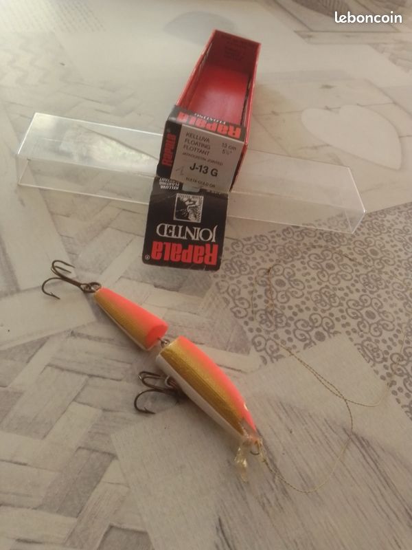 Leurre De Pêche Ancien Rapala - Flottant (Kelluva) - Vintage