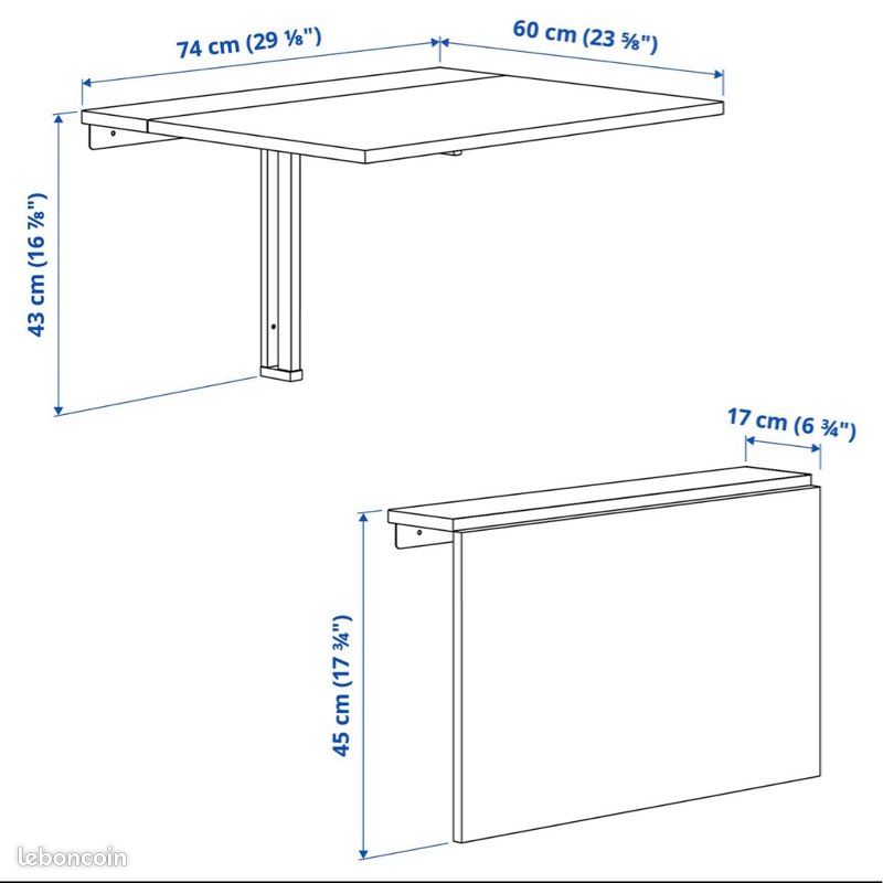 Petite table d’appoint NORBERG IKEA (image 5)