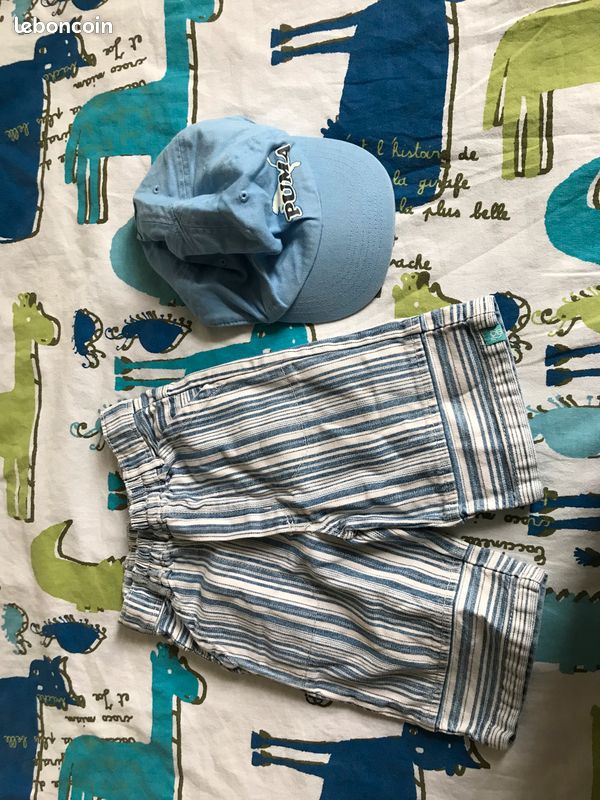 Bermuda + casquette (image 1)