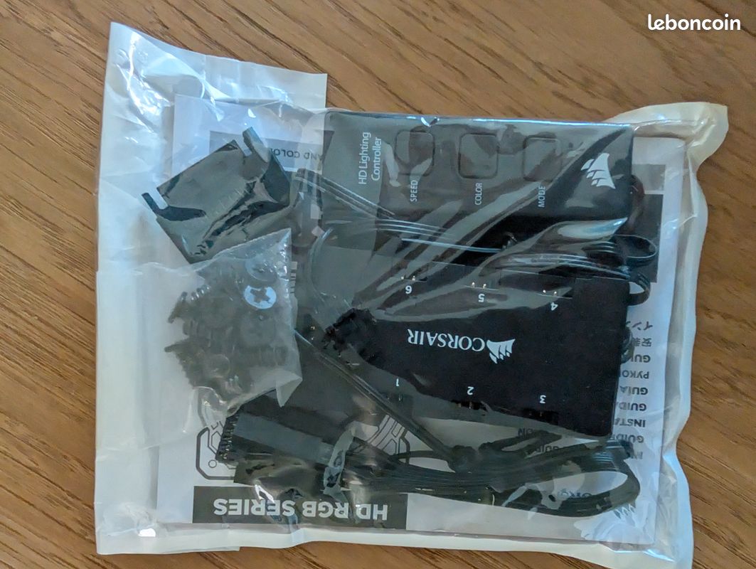 3 ventilateurs corsair rgb avec contrôleur (image 3)