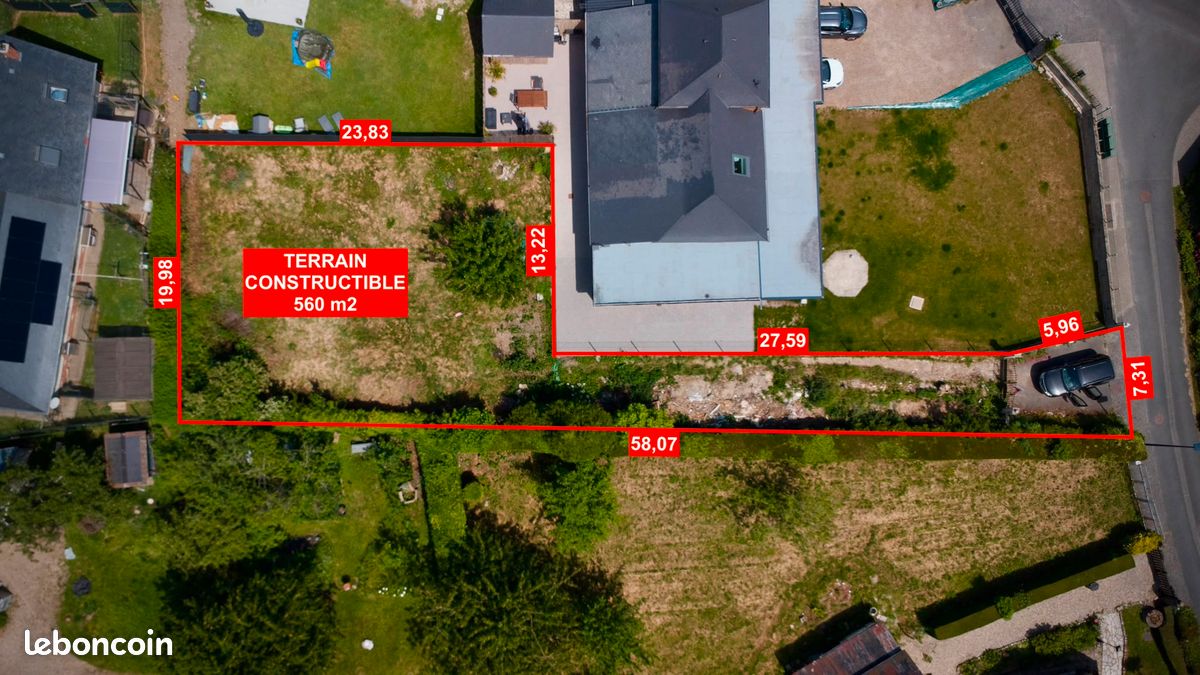 Terrain constructible de 560 m² avec projet approuvé · à Grugny · 49 500 €