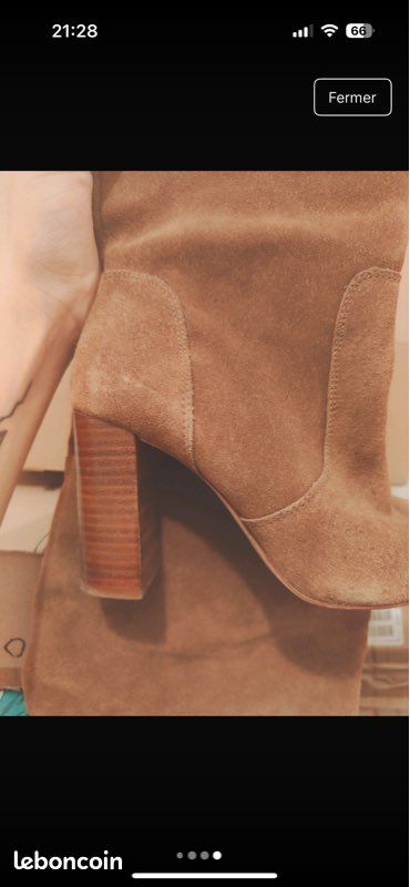 Cuissardes Marron Daim 38 (image 4)