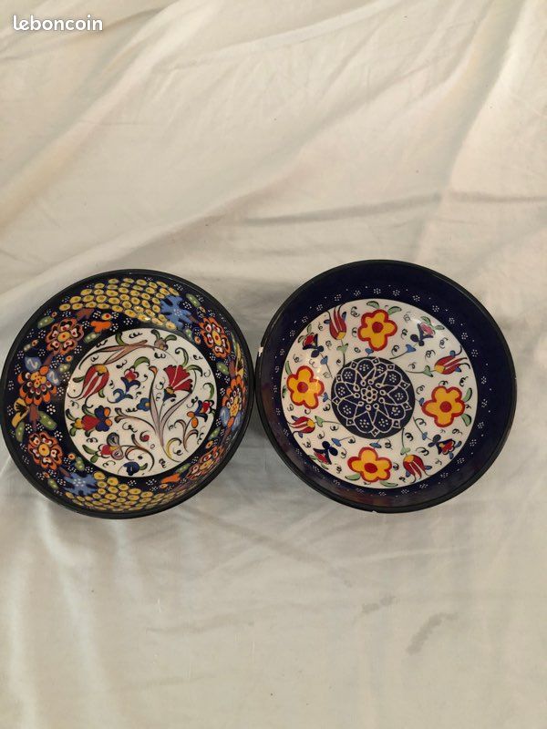 Deux coupelles céramiques décoratives (image 1)
