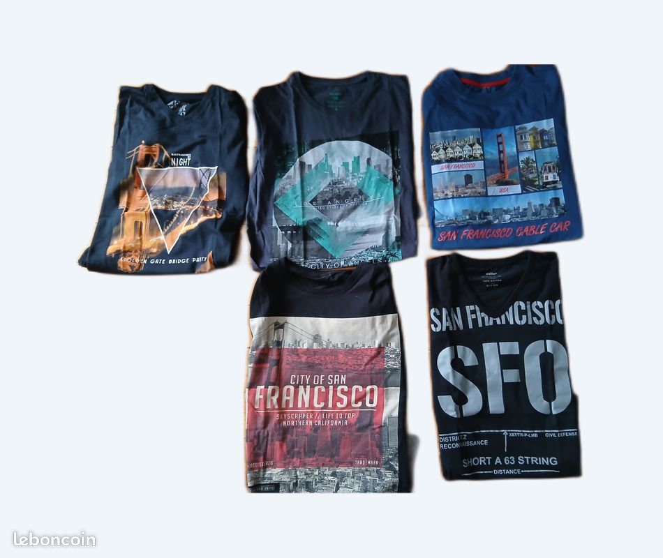 T shirts San Francisco Los Angeles (image 1)