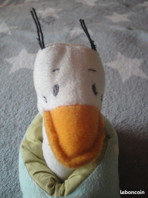 Peluche bébé hochet Canard dans voiture (avec son, billes) (image 10)