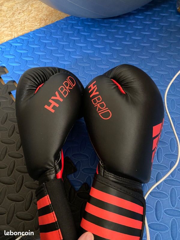 Gants De Frappe Hybrides Spiderz - Noir - Neufs Dans L'emballage