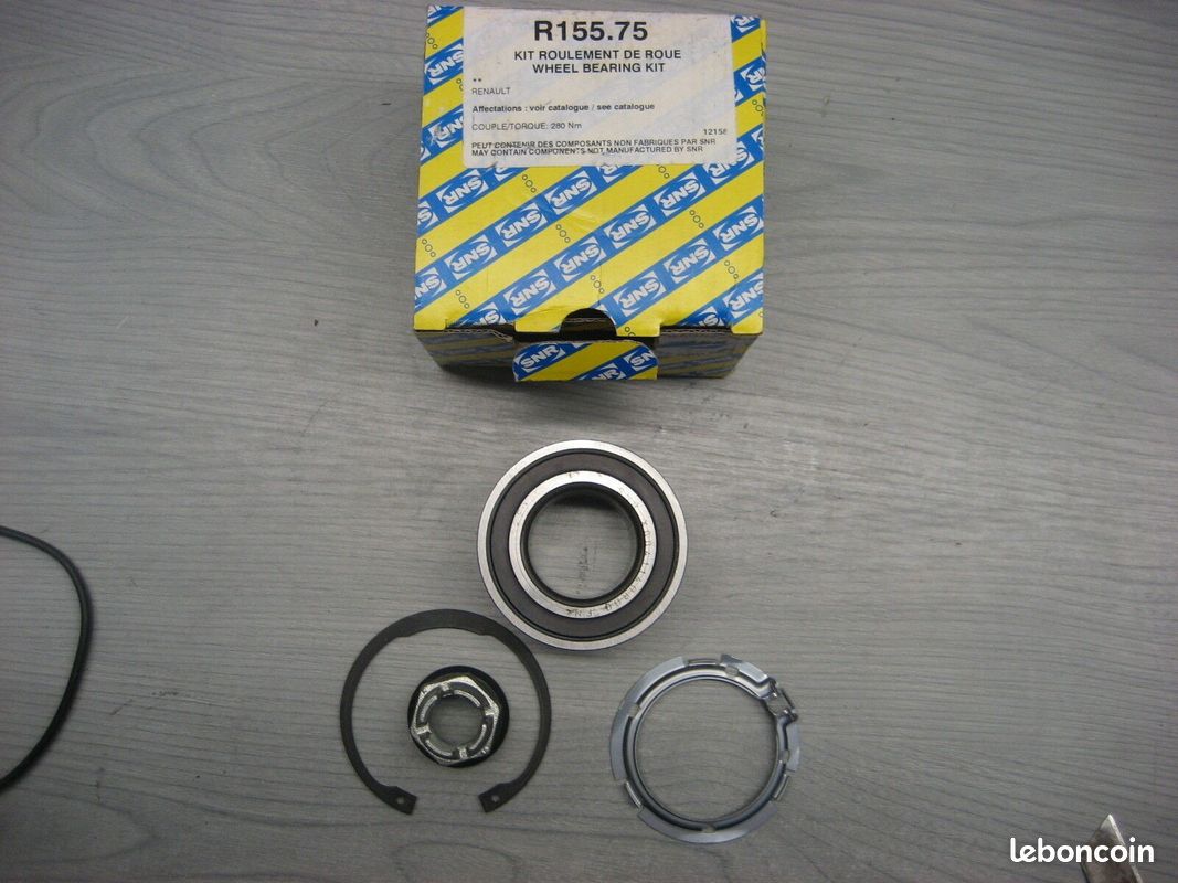 R15575 roulement de roue 72x37x37 logan megane clio kangoo modus sandero stepway twingo micra note (image 1)