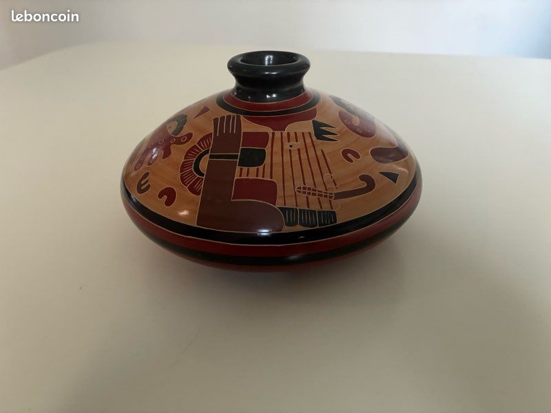Nicaragua 🇳🇮 Magnifique Vase Emmanuel Maldonado (image 3)