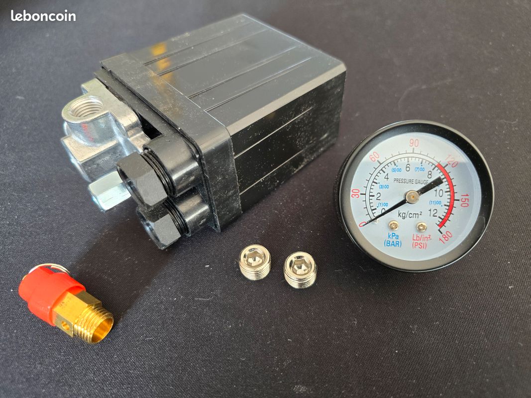 Pressostat PNEUTRON 119 03 001 - Limitation De Charge Par Essieu - Neuf - Compatible Deutz-Fahr, John Deere, Etc.
