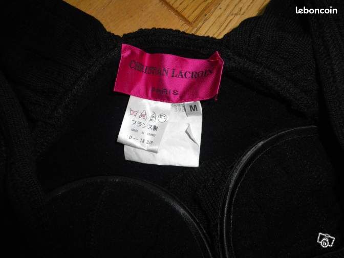 Bustier Lacroix original NEUF taille M noir (image 2)