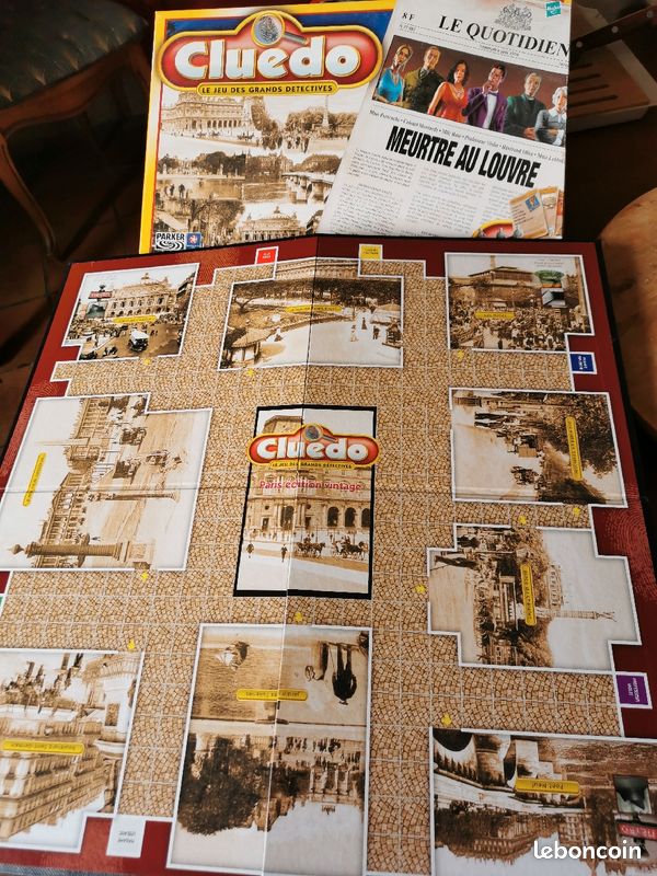 Cluedo édition Paris vintage (image 2)