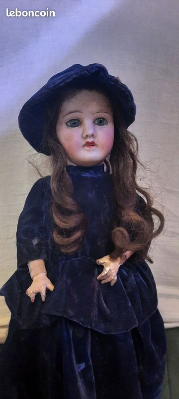 Ancienne grande Poupée articulée parlante SFBJ 301 boîte d