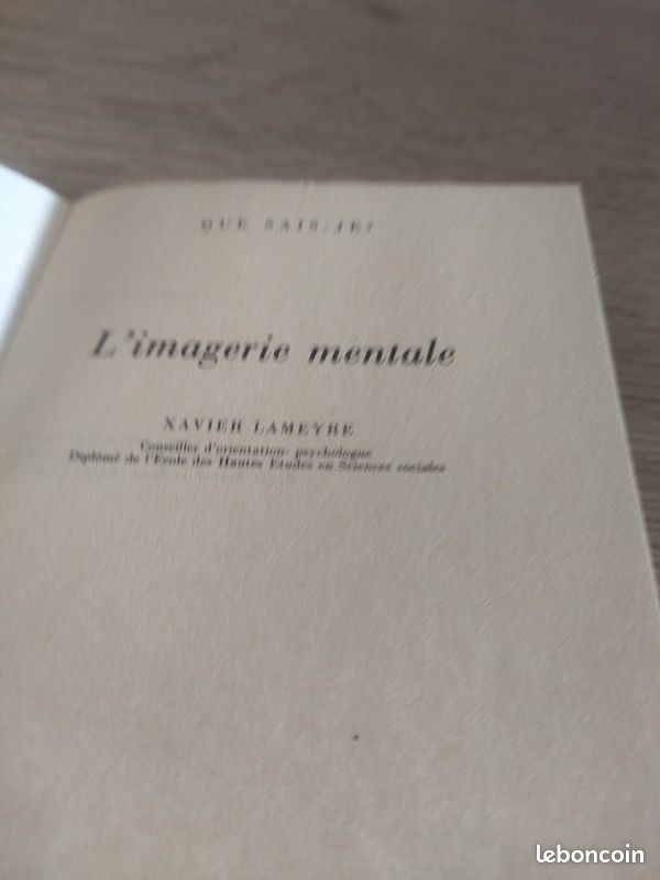 Livre L'imagerie Mentale Xavier Lameyre (image 2)