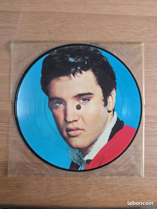 Elvis 7" Picture Disc UK Baby I Don't Care / One Side Love Rcap332 (image 2)