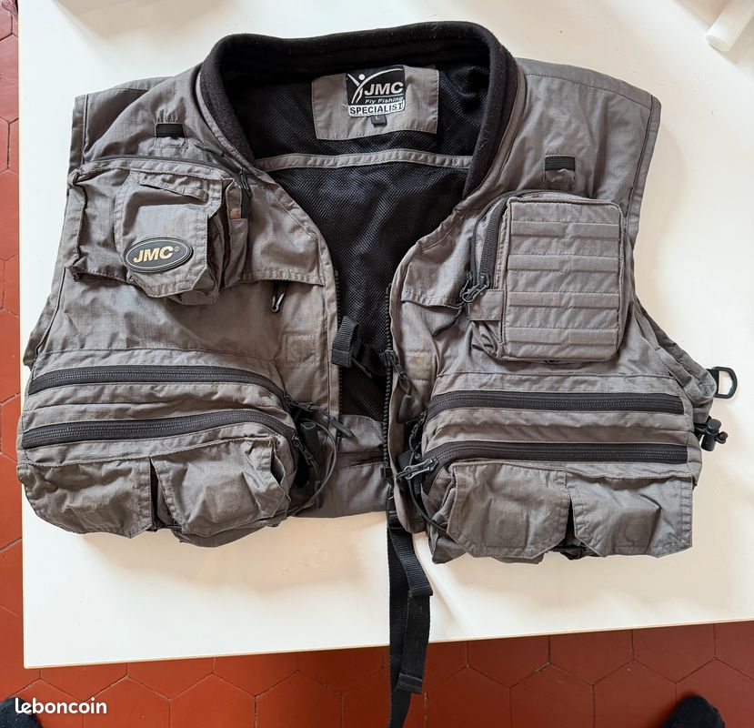 Gilet de pêche Multi-Poches pour Hommes en Plein air Photographie
