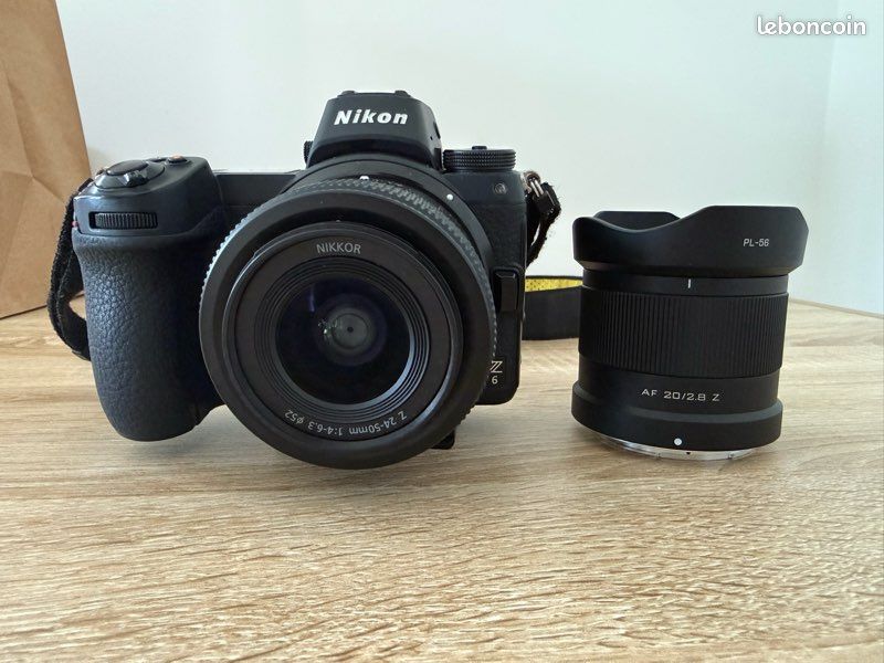 Nikon Z6 + objectif nikkor Z 24-50mm + objectif Viltrox AF 20mm (image 1)