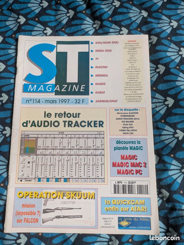 Disquette ST Magazine N°62 - Pour Atari ST/STE/TT/Falcon - Jeux & Utilitaires - Bon état